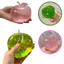 Lấy cảm hứng từ Apple Bóp Ball Soft Clear Jelly Toy Hoàn hảo để làm việc Giảm căng thẳng và chơi giác quan