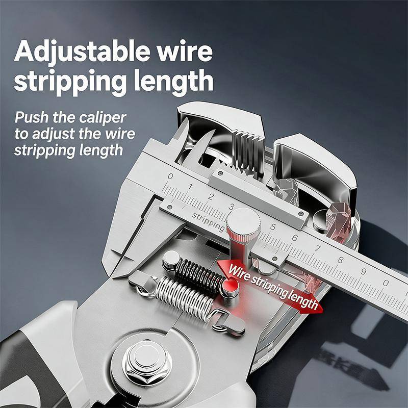 < WHPHous-t > Kìm thoát y dây đa chức năng với tự động 3 trong 1 Tự điều chỉnh 10-24 AWG Uốn để sửa chữa điện tại nhà DIY Đẹp