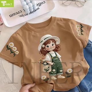 COD✅ (Hồ Chí Minh)Kids T Mall Áo phông tay ngắn In hình hoạt hình Áo Kiểu rộng và ấn tượng Trẻ em thời trang #VN62