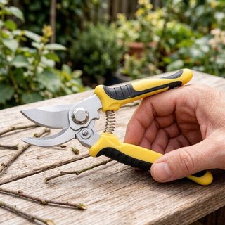 Kéo cắt vườn Kéo cắt tỉa Tay cầm chống trượt Lưỡi thép không gỉ sắc bén Khóa an toàn Chăm sóc sân vườn