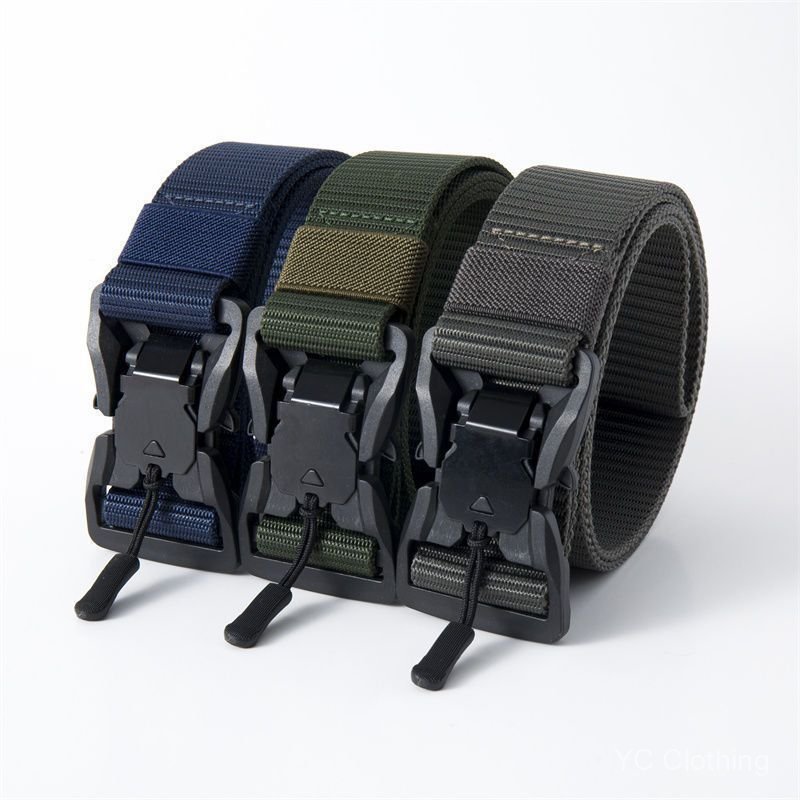 Thắt lưng thể thao ngoài trời bện, thắt lưng từ tính bằng nhựa nylon đa chức năng NRLX