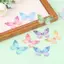 PNPIA- Hai Lớp Gradient Bướm Appliques Organza 3D Cho Lời Mời Đám Cưới Quà Tặng Sinh Nhật Paaging Và Làm Quần Áo