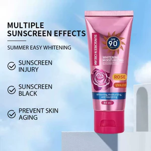 Tiệc Sinh Viên Phong Cách Mới SUNSCREEN spf90 + SUNSCREEN Hoa Hồng Đa Năng Sửa Chữa Cách Ly BB Cream Kem Che Khuyết Điểm Kiểm Soát Dầu