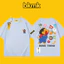 XS-3XL Áo Sơ Mi Cao Cấp BKMK Hoạt Hình Lớn Crayon Shin chan Họa Tiết In 100% Cotton Cao Cấp Unisex Cổ Tròn Áo Thun