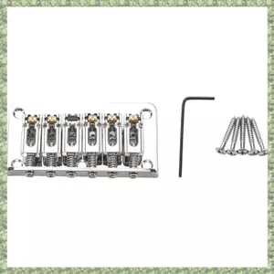 Thân cây đàn Guitar đuôi cứng xuyên thấu cho 6 dây Phụ tùng điện Bạc