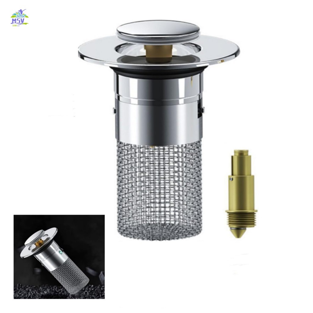 Nút chặn bồn rửa phòng tắm đa năng - Bộ lọc thoát nước chống tắc nghẽn cho nhà vệ sinh nhà bếp