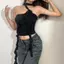 Gợi Cảm Gợi Cảm Hot Girl Phong Cách Thiết Kế Cảm Giác Niche Top Nữ Mùa Hè Phong Cách Mới Ngoài Vai Dây Đeo Ngoài Đeo Tính Khí Xù Slim fit Gợi Cảm Phong Cách Không Eo Nóng Phong Cách Hàng Ngày Chúng Ta