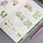 HFTOY 50 Cái ​Scrapbooking Điện Thoại Hành Lý Ván Trượt Đề Can Chống Thấm Nước Matcha Stiers Dễ Thương Matcha Girly DIY Stiers ~