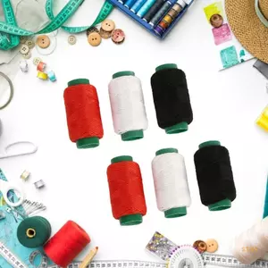 Ở Lại 3 Màu Chỉ Thêu 3 6 Cuộn Polyester Chỉ May Cho Máy May Tay Khâu Thêu Proj