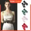 KIN Găng tay ngắn sành điệu Găng tay đầy đủ ngón tay Găng tay dự tiệc dài cổ tay cho bữa tiệc Prom