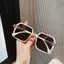 Kính Mát 2025 Phong Cách Mới Hợp Thời Trang Cao Cấp Kính Mát Nữ Mùa Hè Bên Biển Influencer Chụp Hình Đường Phố Vuông Mặt Lớn Mỏng Hơn Nhìn 26.3.22