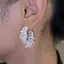 HFSHY Xu Hướng Thời Trang Thiết Kế Độc Đáo Thanh Lịch Tinh Tế Pha Lê Bông Tai Lá Zircon Dành Cho Nữ Trang Sức Tiệc Cưới Quà Tặng Cao Cấp VN