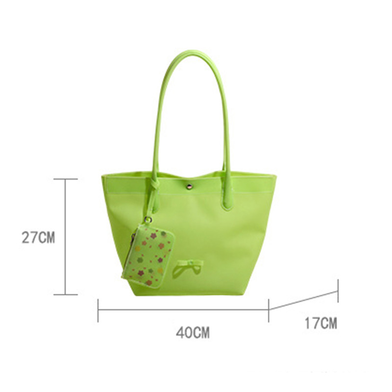 GC2 2026 Phong Cách Hàn Quốc Túi Đeo Vai PU Trong Suốt Phong Cách Phong Cách Đa Năng Dung Tích Lớn Đi Lại Túi Tote CG2