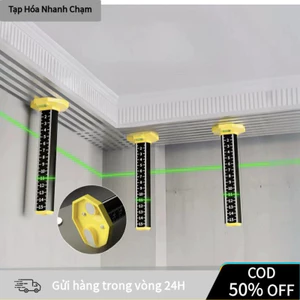 Thước Đo Cao Độ Trần Thạch Cao Chuyên Dụng - Laser Cân Bằng, Đế Hút Từ, Hợp Kim Nhôm Bền
