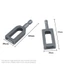 Công cụ xoắn dây FANIELLAPOWELL, Thép hợp kim 1 / 4 "Hex Shank Drill Wire Twister, Công cụ dây buộc cốt thép hạng nặng bền bỉ để buộc và xây dựng cốt thép