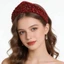 SHUPUN Vương Miện Kim Cương Giả, Mũ Phong Cách Châu Âu Vòng Tóc Kim Cương Giả, Sang Trọng Cạnh Rộng Vintage Băng Đô Quấn Tóc Cưới