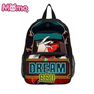 ENA Dream BBQ họa tiết trò chơi in miếng vá túi đi học sức chứa lớn cho trẻ em để đi lại