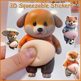 Miếng Dán Chống Va Chạm Xe Ô Tô 3D Dán Có Thể Bóp 2 Miếng Chống Va Chạm Chó Xe Tải Miếng Dán pomervn