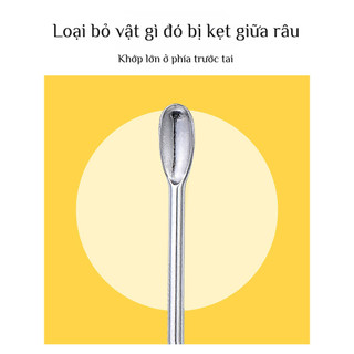 🔥Giá sốc🔥Bộ dụng cụ vệ sinh tai 6 món, dụng cụ vệ sinh tai tại nhà cho người lớn, bộ dụng cụ ngoáy tai xoắn ốc di động、ngoáy tai bộ、ngoáy tai、Lấy ráy tai thép không rỉ