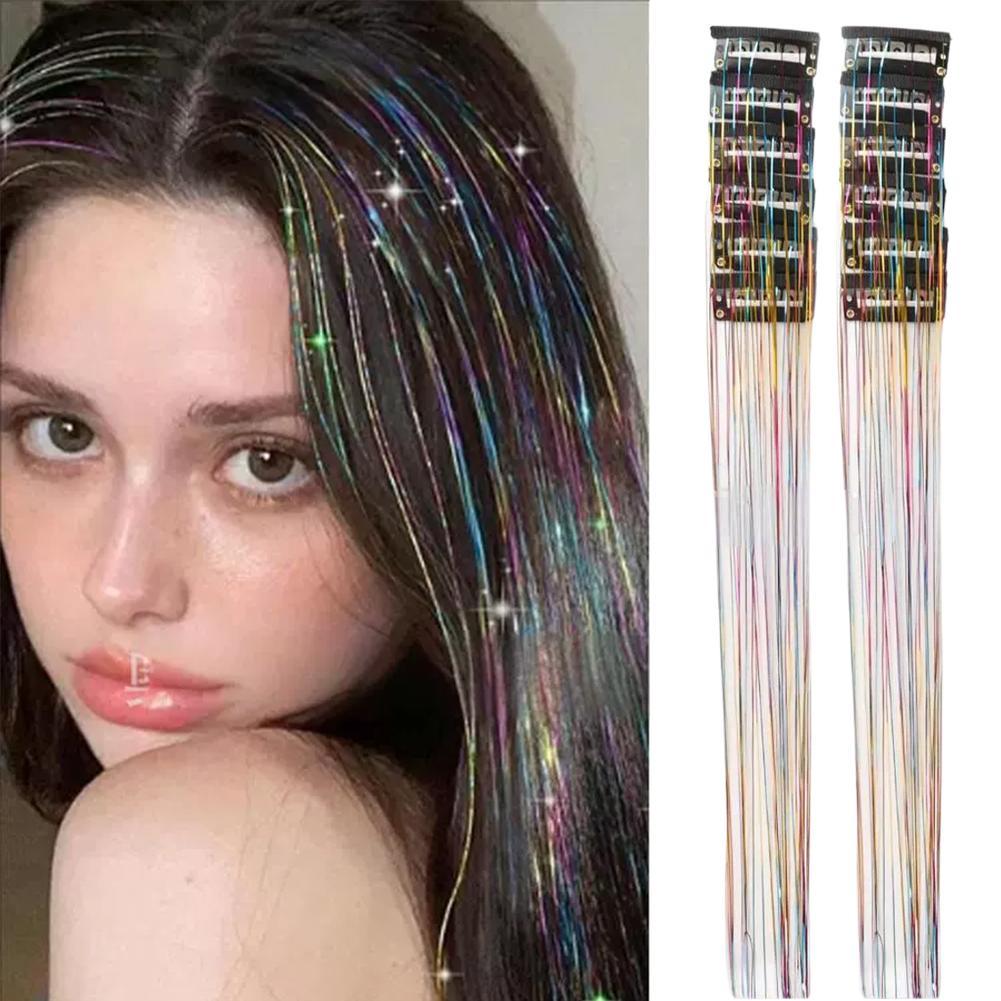 Kẹp Ruy Băng Sáng Bóng với Tinsel Lấp Lánh - Tăng Khối Lượng và Chiều Dài Ngay tức thì