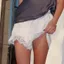 Quần short chắp vá ren DUSKGLOW, Quần short ngủ bằng lụa Satin ren, Vintage Silky Y2k Quần short nữ mềm mại Bộ đồ ngủ