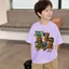 COD (Hồ Chí Minh)DREAMY BABY Họa tiết giải trí thú vị Áo thun ngắn tay cổ tròn Trẻ em Chất liệu