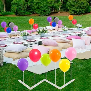 NS Bàn Phao Bóng Đứng Bóng Bay Giá Đỡ Cột Sinh Nhật Trang Trí Trẻ Em Bé Tắm Cưới Ballons Hỗ Trợ Đảng Supplie NS