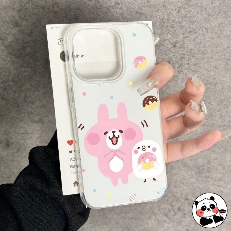 Ốp Điện Thoại Thỏ Dễ Thương Cho Redmi A5 A4 A3 A3X A2 A1 Plus Turbo 4 Pro 3 A2 + A1 + Note 8 7 7S 8A Pro 5G 4G Vỏ Hoạt Hình Chick Ins Phong Cách IMD Vỏ