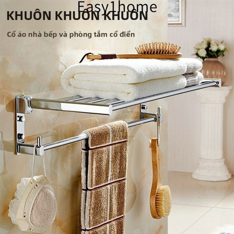 【 KOHLER 】Giá treo khăn tắm bằng đồng không cần khoan, giá treo khăn tắm bằng đồng, giá lưu trữ, giá tổ chức, giá trưng