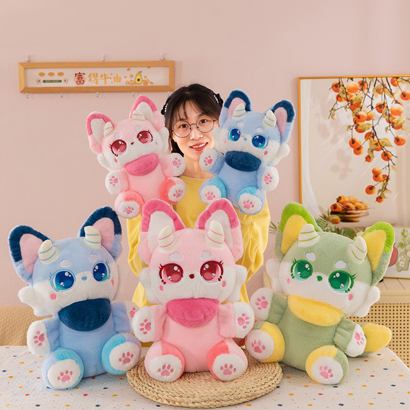 【SKISOPGO】Gấu Bông Tiểu Quỷ Hồ Ly Nina 32/50cm,Búp Bê Yae Miko Cáo Nina Dễ Thương,Quà Tặng Sinh Nhật,Lông Mềm Mịn