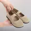 Giày đơn mũi vuông IFASIN, Giày đế bệt nữ thoáng khí rỗng, Đế mềm lưới thời trang Slip on Giày lười có thể gập lại Giày thường ngày dành cho nữ