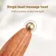 < Honeyba > Mini pod Hạt Đồng Gỗ Mặt Gua Sha Eye Facial Point Massage Relaxatiow Kinh Tuyến Acupoint Massage Dụng Cụ Đẹp