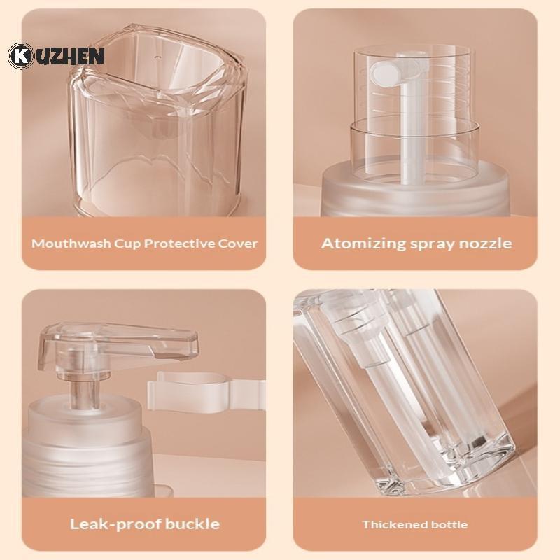 KUZHEN 4 Trong 1 Du Lịch Có Thể Đổ Lại Chai Vệ Sinh Chống Rò Rỉ Lotion Dầu Gội Bộ Mỹ Phẩm Cho Cuộc Phiêu Lưu Ngoài Trời HOT