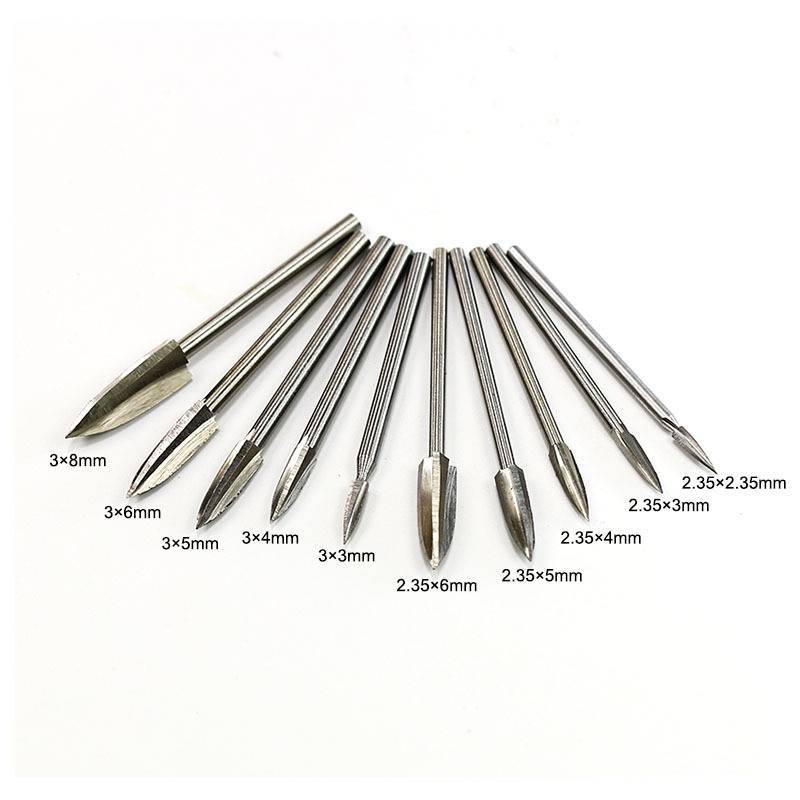 Mũi khoan khắc gỗ GKY Bộ mũi khoan khắc HSS Chân thép cacbua nguyên khối GKY