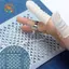 CANAMEK Có Thể Tái Sử Dụng Sashiko Thêu Giấy Nến Cho DIY Thủ Công May Nhiều Miếng Bản Mẫu Bộ Chắp Vá Quilting Thủ Công CSF