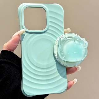 Ốp điện thoại hút từ đầu mèo con dễ thương Dopamine cho iPhone17 16 15 14 13 12 11 Pro Max bảo vệ camera chống sốc chống rơi mặt sau mềm