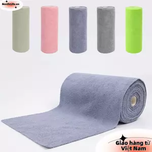 NORDICLIFE 20 Cái / Cuộn Khăn Microfiber, Thay Thế Nhà Bếp Gia Đình Chống Dính Đĩa Dầu, Khăn Ăn Bộ Đồ Ăn Lau Lau Thấm Hút Khăn Lau Nhà Bếp
