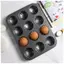 Luckyew 6 / 12 Khe Madeleine Khuôn Thực Phẩm Thép Carbon Vỏ Bánh Chảo Nướng Khuôn Dụng Cụ Máy Nướng Dụng Cụ Nhà Bếp Phụ Kiện Dụng Cụ TQ