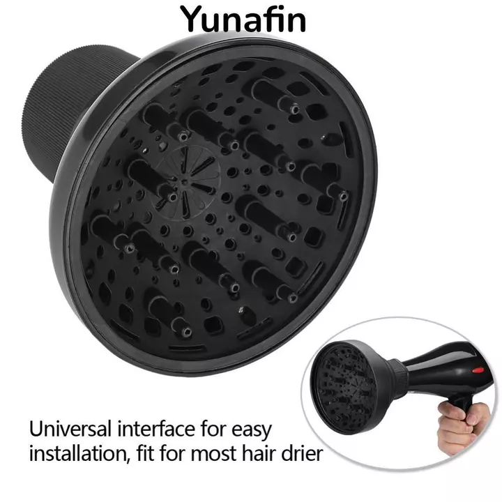 Máy khuếch tán máy sấy tóc YUNAFIN, Máy khuếch tán máy sấy tóc chuyên nghiệp Volumizing, Máy sấy thổi đính kèm Máy khuếch tán ngón tay Máy thổi tóc đa năng Nhẹ Salon làm tóc