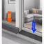 JCSYFAC 50cm Cửa Sổ Nhà Nước Bloing Bar Cửa Sổ Trượt Mưa Weatherstrip Ban Công Cách Nhiệt Chống Gió Niêm Phong Dải Nhấp Nháy Ban Mới