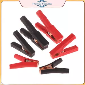 ĐIỆN 1 Cặp Kẹp Cá Sấu Kiểm Tra Tay Cầm Bằng Nhựa Cho Dự Án Điện 100-300A Điện Cá Sấu Cá Sấu Pin Cách Nhiệt Kẹp Kết Nối.