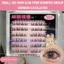 Lông mi giả phong cách K-Pop 7-13mm Chiều dài hỗn hợp Lông mi sợi đen C-Curl tự nhiên để trang điểm bữa tiệc hàng ngày