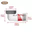 ABS Bồn Rửa Bẫy Mùi Chặn Dễ Dàng Lắp Đặt Chảy Ngược Ngăn Thoát Nước Lắp P Bẫy Cho Nhà Bếp Phòng Tắm RV