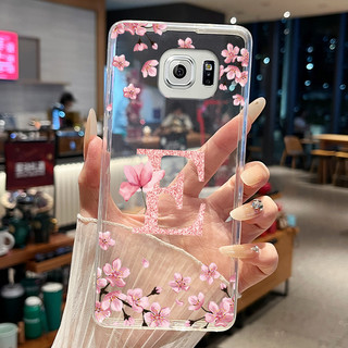 Ốp Điện Thoại Cho Samsung S6 Edge Plus Ốp Lưng Chữ Đẹp Trong Suốt Mỏng Mềm Silicon Dành Cho Samsung Galaxy S6 Edge + Vỏ