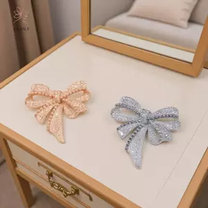 HNKMP Vintage Ngọc Trai Thời Trang Kim Cương Giả Nơ Trâm Cài Cho Nữ Quần Áo Áo Áo Corsage Phụ Kiện Quà Tặng.