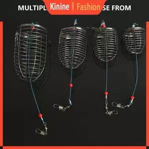 KIN 10 Chiếc Mồi Câu Cá Lồng Câu Cá Phụ Kiện Ăn Giá Đỡ Dụ Giỏ