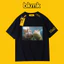 Bkmk High Street Loose Top Áo thun ngắn tay hợp thời trang Quần áo in hình ngộ nghĩnh Mùa hè Thiết kế nam Sense 0519