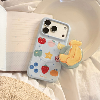 [Sheren] Ốp Điện Thoại Graffiti Trái Cây Thích Hợp Cho i17 16 15 14 13 12 11 pro max Vỏ Bảo Vệ Chống Sốc