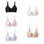Áo ngực đẩy lên không dây THEGIRL8B, Đồ lót chống sốc Deep V dành cho nữ, Đồ lót chống chảy xệ màu trơn Áo ngực hỗ trợ liền mạch mỏng mùa hè