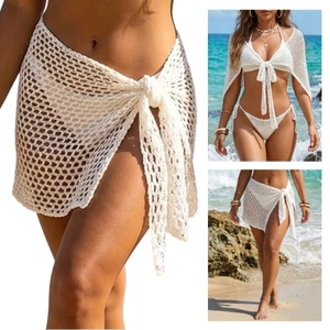 Đồ bơi đi biển nữ che đậy Đồ bơi móc quấn viền Váy Sarongs Bộ đồ tắm đi biển Đồ bơi Dre